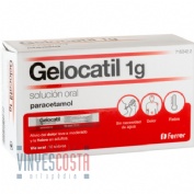 GELOCATIL 1 g SOLUCION ORAL,10 sobres