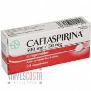 CAFIASPIRINA 500 mg/50 mg COMPRIMIDOS , 20 comprimidos