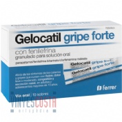 GELOCATIL GRIPE FORTE CON FENILEFRINA GRANULADO PARA SOLUCION ORAL 10 sobres