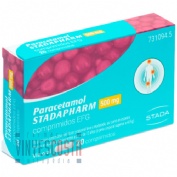 PARACETAMOL STADAPHARM 500 MG COMPRIMIDOS EFG, 20 comprimidos