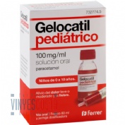 GELOCATIL PEDIATRICO 100MG/ML SOLUCION ORAL, 1 frasco x 60 ml