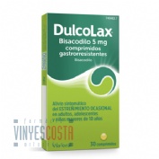 DULCOLAX BISACODILO 5 MG COMPRIMIDOS GASTRORRESISTENTES, 30 comprimidos