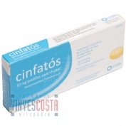 CINFATOS 10 mg PASTILLAS PARA CHUPAR , 20 comprimidos
