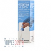 CRISTALMINA 10 mg/ml SOLUCION CUTANEA, 1 frasco de 25 ml