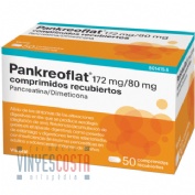 PANKREOFLAT 172 MG/80 MG COMPRIMIDOS RECUBIERTOS  50 comprimidos