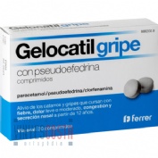 GELOCATIL GRIPE CON PSEUDOEFEDRINA COMPRIMIDOS, 20 comprimidos