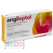 ANGILEPTOL COMPRIMIDOS PARA CHUPAR SABOR MIEL-LIMÓN, 30 comprimidos