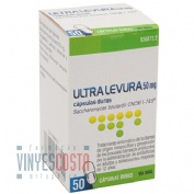 ULTRA-LEVURA 50 mg CAPSULAS DURAS , 50 cápsulas