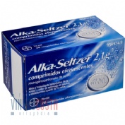 ALKA-SELTZER 2,1 g COMPRIMIDOS EFERVESCENTES , 20 comprimidos