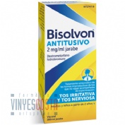 BISOLVON ANTITUSIVO 2 mg/ ml JARABE, 1 frasco de 200 ml