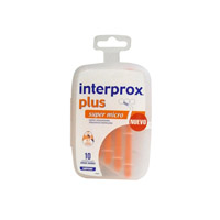CEPILLO ESPACIO INTERPROXIMAL - INTERPROX PLUS (SUPER MICRO ENVASE AHORRO 10 U)