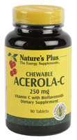 ACEROLA-C 250mg 90 CMP. NATURE'S PLUS