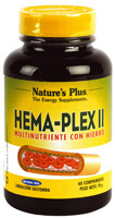 HEMA PLEX II 60 CMP. NATURE'S PLUS