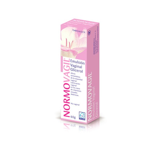 NORMOVAGIL 100 mg/g EMULSION VAGINAL , 1 tubo de 60 g + 1 aplicador