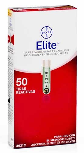 Glucometer(ascen)elite 50t 3921a/b