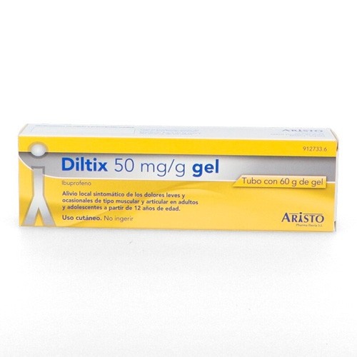 DILTIX 50 mg/g GEL , 1 tubo de 60 g