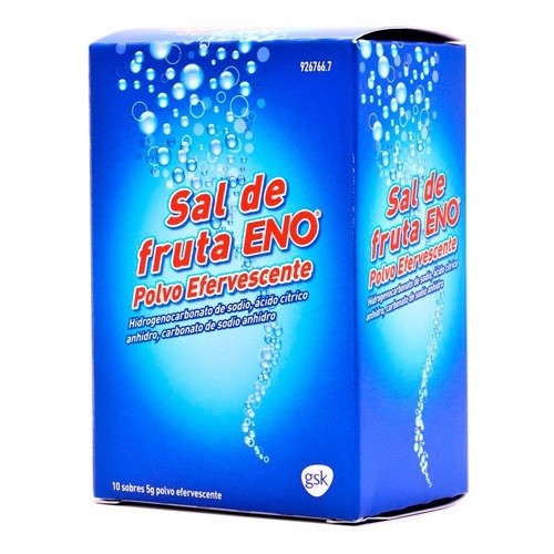 SAL DE FRUTA ENO POLVO EFERVESCENTE , 10 sobres