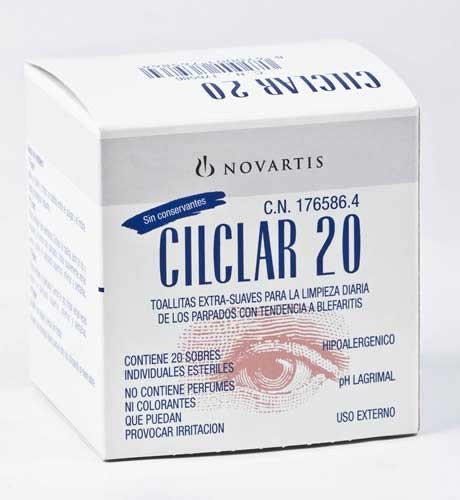 Cilclar 20 toallitas (baixa)