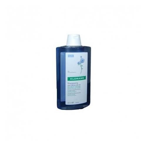 Klorane champu a las fibras de lino (1 envase 400 ml)