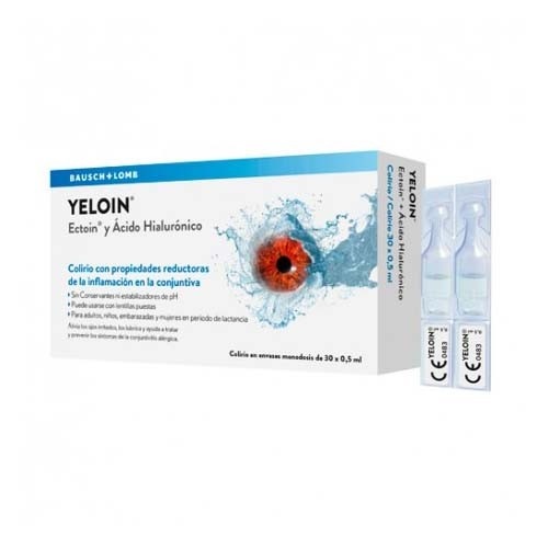 Yeloin colirio monodosis (0,5 ml 30 u)