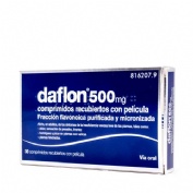 DAFLON 500 mg COMPRIMIDOS RECUBIERTOS , 30 comprimidos