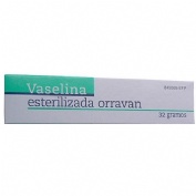 VASELINA ESTERILIZADA PURA ORRAVAN POMADA , 1 tubo de 32 g