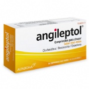 ANGILEPTOL COMPRIMIDOS PARA CHUPAR SABOR MIEL-LIMÓN, 30 comprimidos