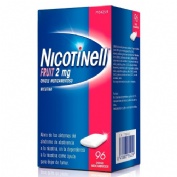 NICOTINELL FRUIT 2 mg CHICLE MEDICAMENTOSO , 96 chicles